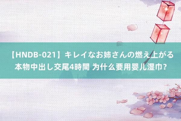 【HNDB-021】キレイなお姉さんの燃え上がる本物中出し交尾4時間 为什么要用婴儿湿巾？