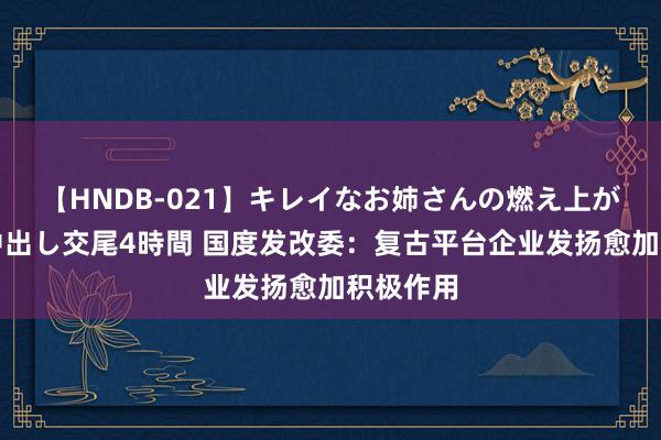 【HNDB-021】キレイなお姉さんの燃え上がる本物中出し交尾4時間 国度发改委：复古平台企业发扬愈加积极作用