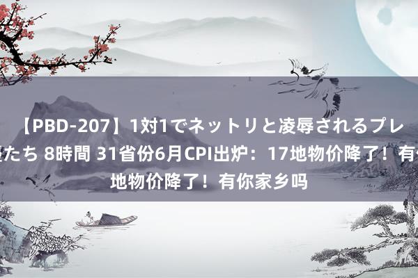 【PBD-207】1対1でネットリと凌辱されるプレミア女優たち 8時間 31省份6月CPI出炉：17地物价降了！有你家乡吗