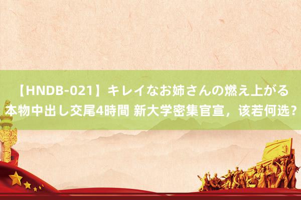 【HNDB-021】キレイなお姉さんの燃え上がる本物中出し交尾4時間 新大学密集官宣，该若何选？