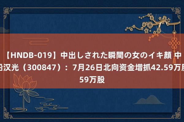 【HNDB-019】中出しされた瞬間の女のイキ顔 中船汉光（300847）：7月26日北向资金增抓42.59万股