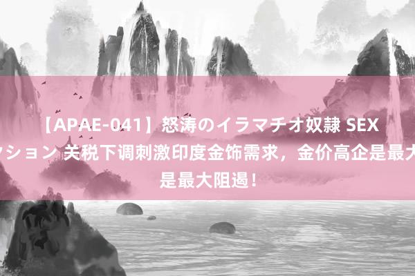 【APAE-041】怒涛のイラマチオ奴隷 SEXコレクション 关税下调刺激印度金饰需求，金价高企是最大阻遏！